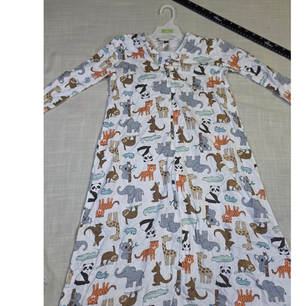 Hudson Baby Cotton Long Sleeve Sleeping Bag Safari Animal Print 12-18 Months